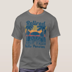 Afscheid Hallo Pensioen pensioen 2 T-shirt