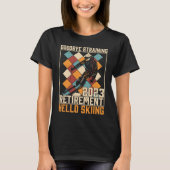 Afscheid Hallo Skiing Retirement 2023 T-shirt (Voorkant)