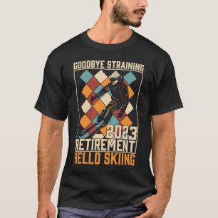 Afscheid Hallo Skiing Retirement 2023 T-shirt