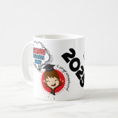 Afscheid High School Drama - Afstuderen Mok 2025 (Voorkant links)