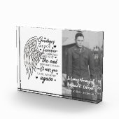 Afscheid is niet voor altijd een gedenkteken fotoblokken (Rechts)