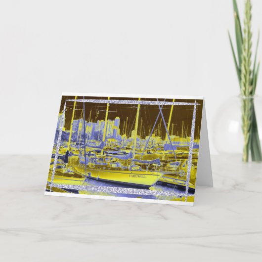 afscheid kaart (Voorkant)