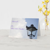 Afscheid - Kaart ! (Gele Bloem)