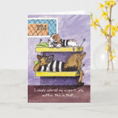 Afscheid Kaart - Dog Detox (Gele Bloem)