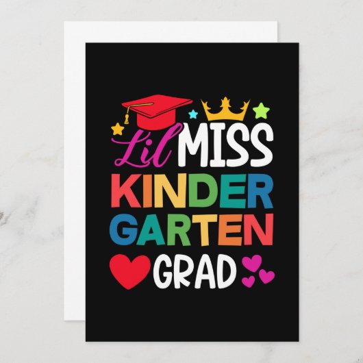 Afscheid kleuterklas afstuderen Prek afstuderen Kaart (Voorkant / Achterkant)
