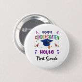 Afscheid kleuterschool Afstuderen CL 2025 1e klas Ronde Button 5,7 Cm (Voorkant /achterkant)