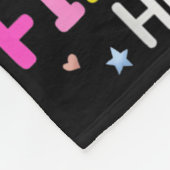 Afscheid Kleuterschool Afstuderen Cl 2025 Eenhorin Fleece Deken (Hoek)