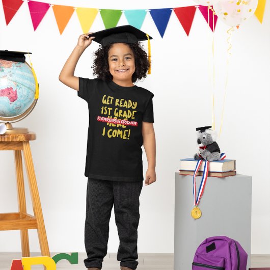 Afscheid kleuterschool – Klaar voor groep 3 T-shirt