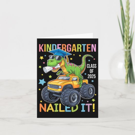 Afscheid Kleuterschool Klas Van 2025 Afgestudeerde Kaart (Voorkant)