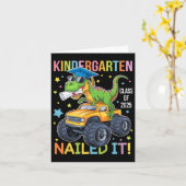 Afscheid Kleuterschool Klas Van 2025 Afgestudeerde Kaart (Gele Bloem)