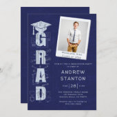 Afscheid middelbare school wetenschap techniek mar kaart (Voorkant / Achterkant)