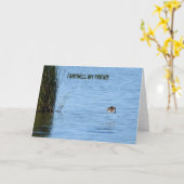 Afscheid mijn vriend kaart (Gele Bloem)