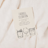 Afscheid Moving Pensioen Partij Nodig Drinken Kaart