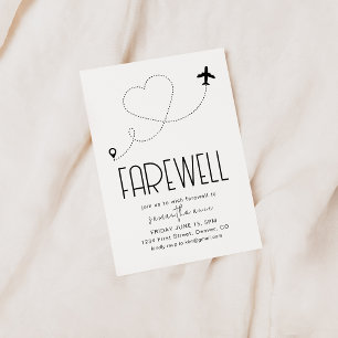 Afscheid Moving Pensioen Partij Uitnodigen met Vli Kaart