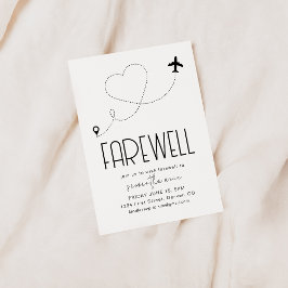 Afscheid Moving Pensioen Partij Uitnodigen met Vli Kaart