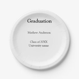 Afscheid naam klas van 20XX universiteitsnaam simp Papieren Bordje