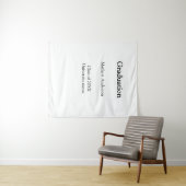 Afscheid naam klas van 20XX universiteitsnaam simp Wandkleed (In Situ (horizontaal))