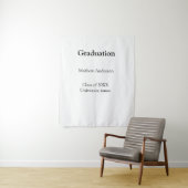 Afscheid naam klas van 20XX universiteitsnaam simp Wandkleed (In situ)