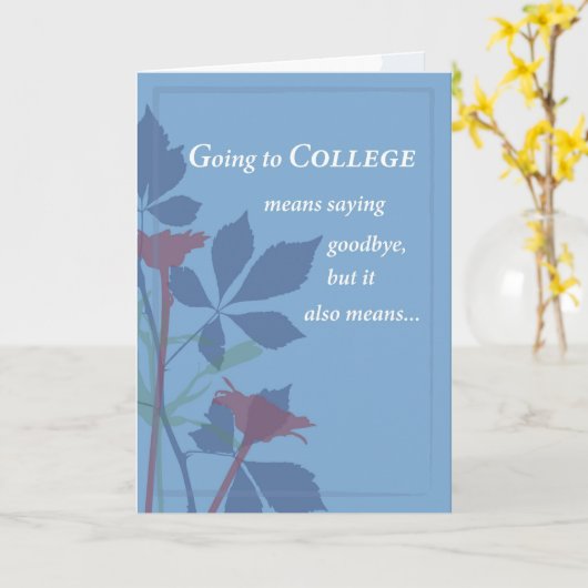 Afscheid nemen van college kaart (Gele Bloem)