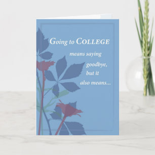 Afscheid nemen van college kaart