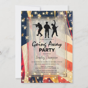 Afscheid nemen van de  patriottische vlag van Sold Kaart