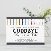 Afscheid nemen van de Stropdas Kaart (Staand voorkant)