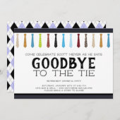 Afscheid nemen van de Stropdas Kaart (Voorkant / Achterkant)