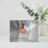 Afscheid nemen van hoge SCE-facturen Briefkaart (Staand voorkant)