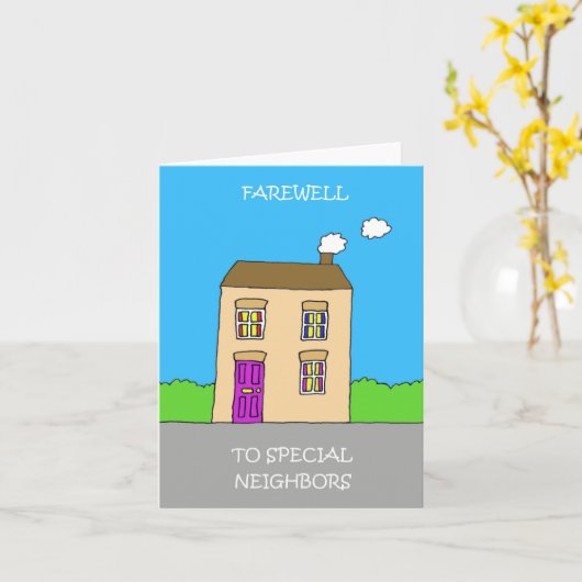 Afscheid nemen van speciale groepen kaart (Gele Bloem)