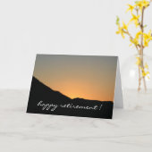 afscheid nemen van zonsondergang kaart (Gele Bloem)