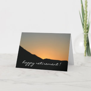 afscheid nemen van zonsondergang kaart