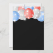 Afscheid Nemende Soldaat Rood, Wit en Blauw Kaart (Achterkant)