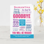 Afscheid Nieuwe Baan Pensioen Kaart (Gele Bloem)