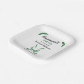 Afscheid pensioen Golf Club krans thema feest Papieren Bordje (Gebogen)