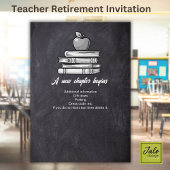 Afscheid Pensioen Onderwijzer Nostalgisch Schoolbo Kaart