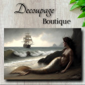 Afscheid Reis Zeemeermin Decoupage Tissuepapier