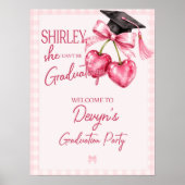 Afscheid roos welkom, Roze Coquette Poster (Voorkant)
