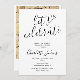 Afscheid Script Hart Foto Afsluitingsfeest Kaart