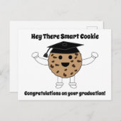 Afscheid Smart Cookie Funny Personaliseer Briefkaart (Voorkant / Achterkant)