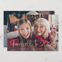 Afscheid van 2020 | Gelukkig Nieuwjaar 2021 Twee f