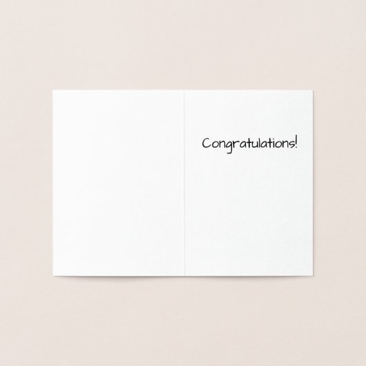 Afscheid van collega folie kaarten (Binnen)