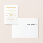 Afscheid van collega folie kaarten (Display)