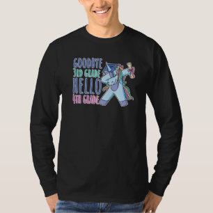 Afscheid van de 3de graad Hallo 4de graad T-shirt