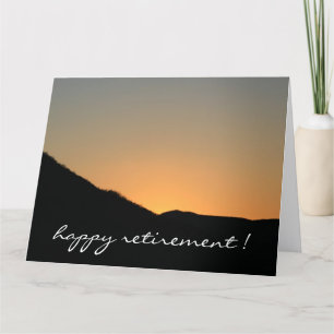 Afscheid van de grote zonsondergang kaart