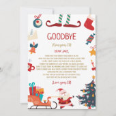 Afscheid van de kerstbrief van Elf Kaart (Voorkant)