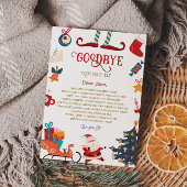 Afscheid van de kerstbrief van Elf Kaart