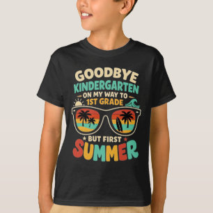 Afscheid van de kleuterschool Zomer Afstudeerfeest T-shirt