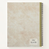 Afscheid van de lente Bloem Gepersonaliseerde Comp Notitieboek (Achterkant)