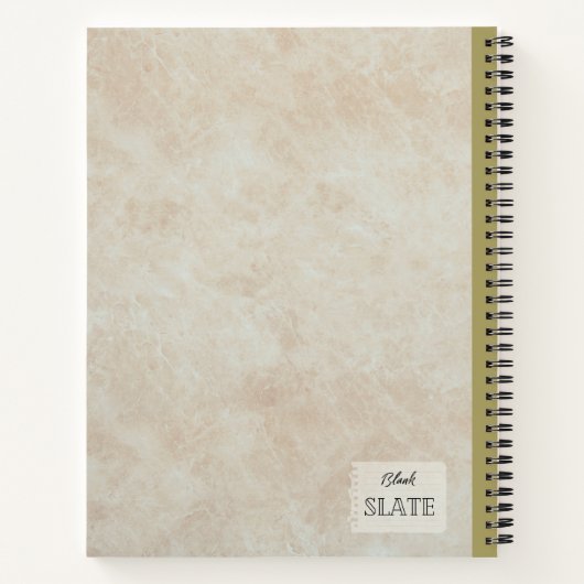 Afscheid van de lente Bloem Gepersonaliseerde Comp Notitieboek (Achterkant)