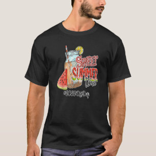 Afscheid van dienst Zomer Break Sweet Zomer Tijd E T-shirt